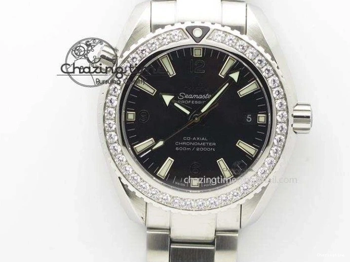 0313 UrbanStyle Planet Ocean 2016 43.5mm SS OM 1:1 Best Edition Gray Dial On Black Nylon Strap A 8168